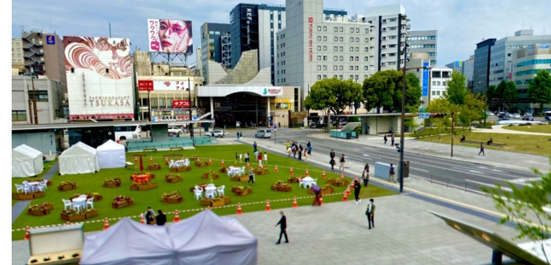 熊本の市街地