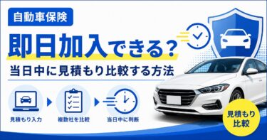 自動車保険即日