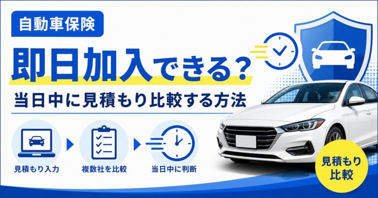 自動車保険即日