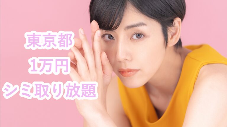 シミ取り放題1万円(東京都編)